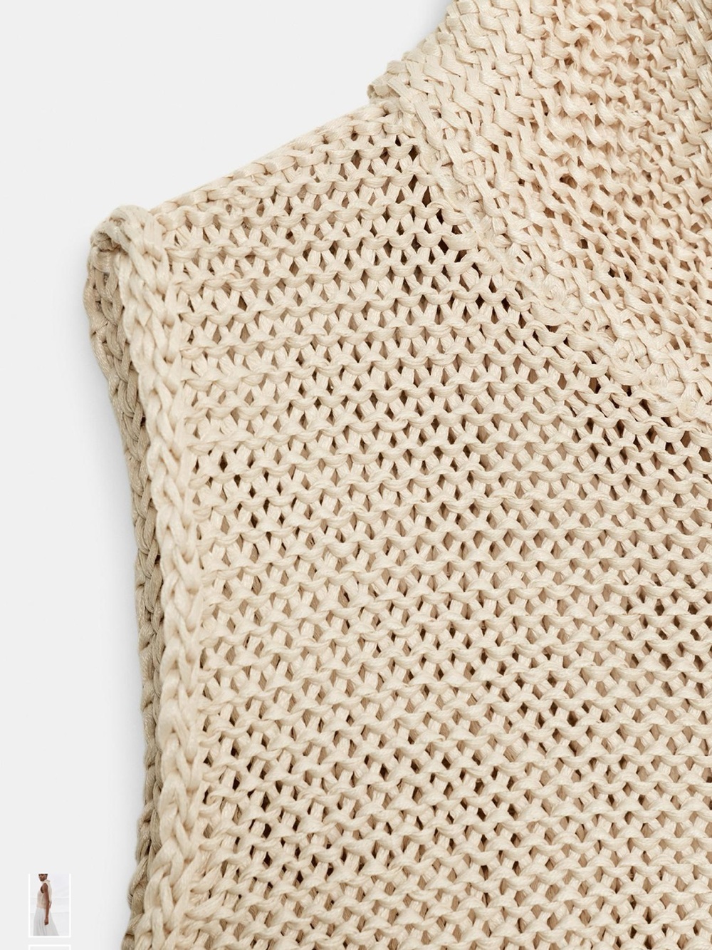 NWT Zara Chunky Knit Top - Picture 6 of 8